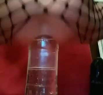 Sindy Rose inserting Dildo and Bottle