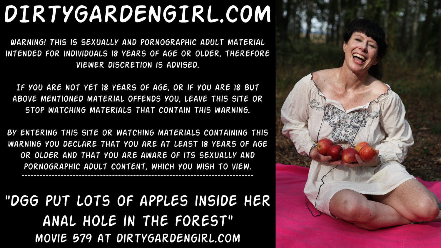 Dirty Garden Girl biggest anal prolapse ever?