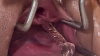 BeautyFull spreading her massive pussy while exploring her peehole