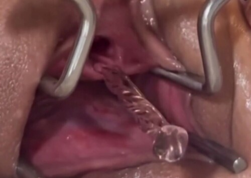 BeautyFull spreading her massive pussy while exploring her peehole